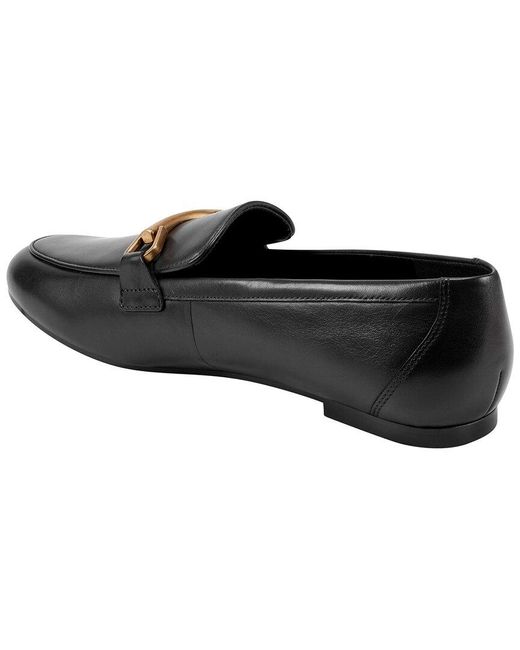 Marc Fisher Black Bleek Slip-on Flat Dress Loafers