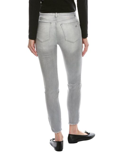 DL1961 Florence Legendary Ankle Skinny Jean in Gray | Lyst