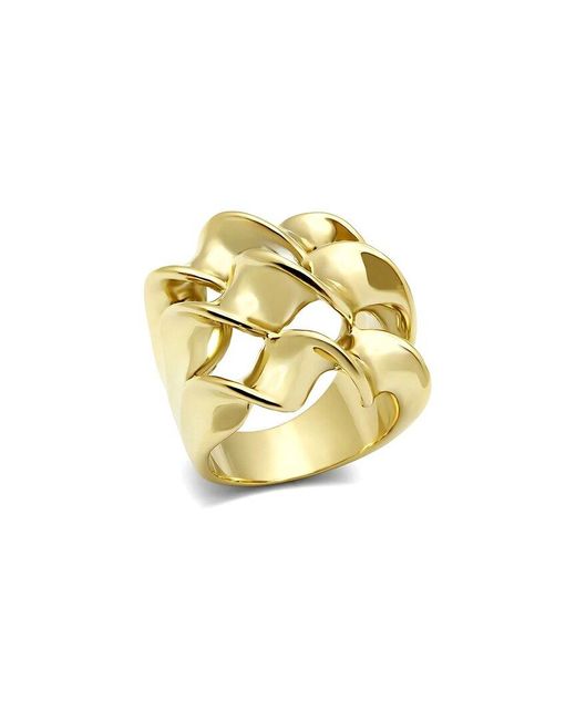 Alamode Jewelry Metallic Plated Ring