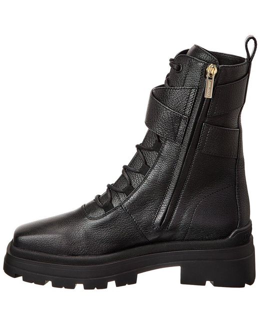 Jimmy Choo Black Noemi 45 Leather Boot