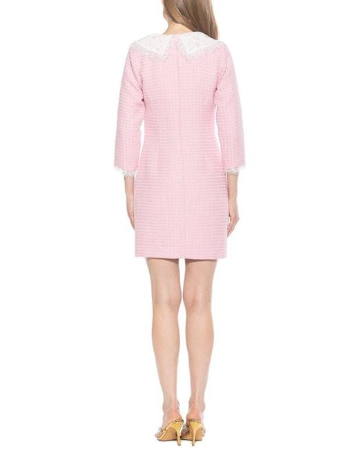 Alexia Admor Pink Monique Shift Dress