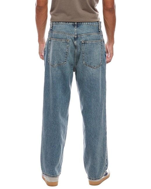 Rag & Bone Blue Baggy Authentic Rigid Jean for men