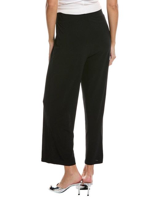 Jones New York Black Pull-on Wide Waistband Wide Leg Crop Pant