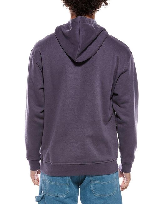 Scotch & Soda Blue French Terry Graphic Hoodie for men