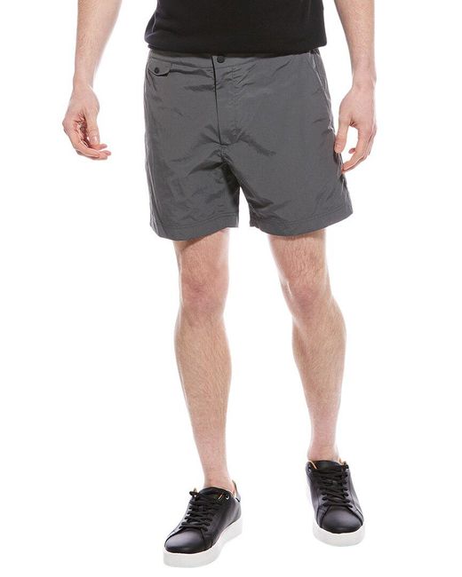 Billy Reid Gray Moore Hybrid Swim Short for men