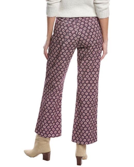 Re/done Purple 70S Plum Stamp Loose Flare Jean