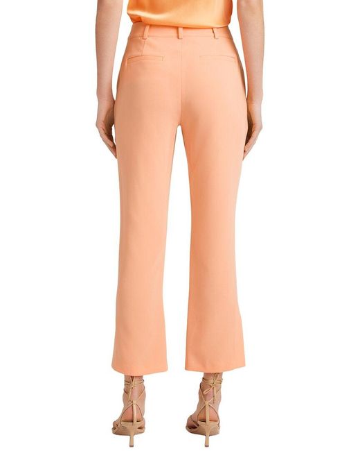 Cinq À Sept Orange Cropped Kerry Pant