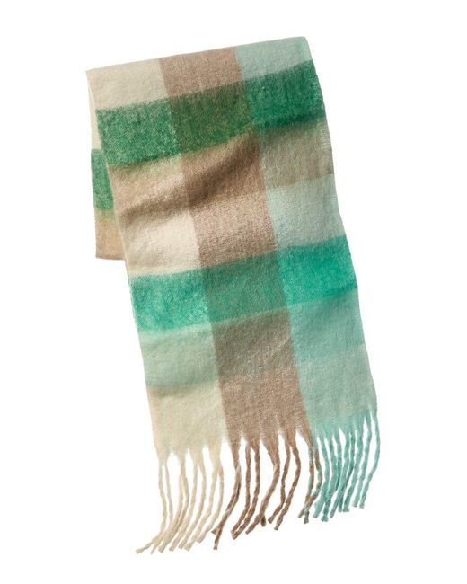 La Fiorentina Green Plush Scarf