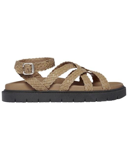 Frēda Salvador Brown Freda Salvador Glen Leather Sandal
