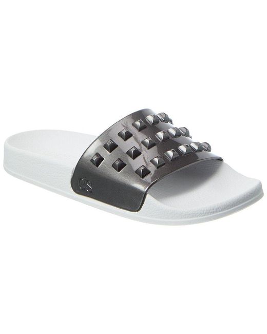 Carmen Sol Gray Franco Sandal