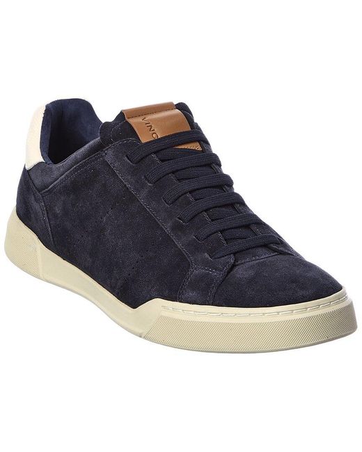 Vince Mercer Suede Sneaker in Blue for Men Lyst