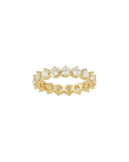 Glaze Jewelry White 14K Plated Cz Ring