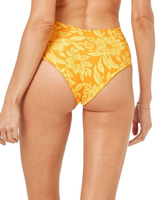 LSPACE Yellow High Tide Classic Bikini Bottom