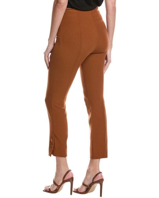 St. John Brown Stretch Crepe Pant