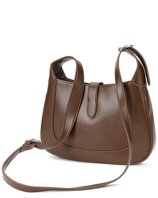 Tiffany & Fred Paris Brown Smooth Leather Hobo Bag