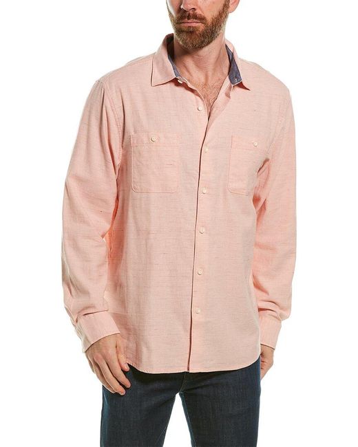 Tommy Bahama Pink Sorrento Sands Shirt for men