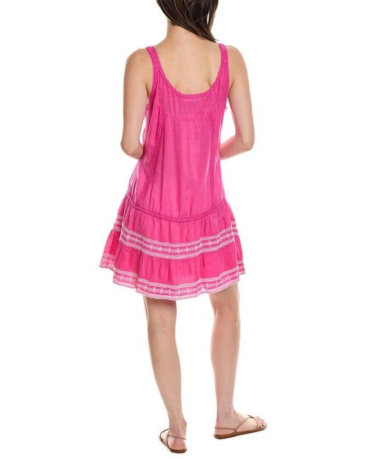 Melissa Odabash Pink Jaz Mini Dress