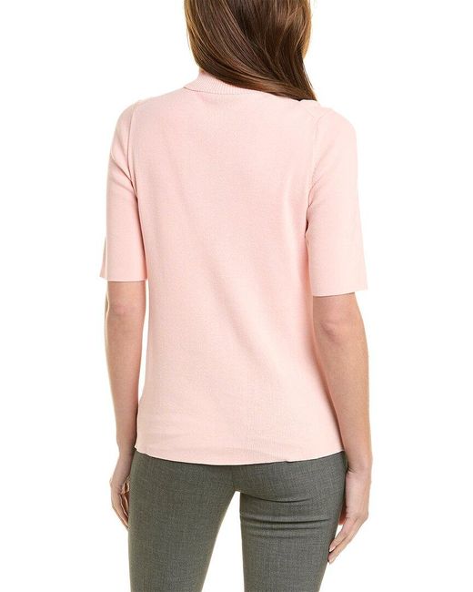 Anne Klein Pink Turtleneck Sweater