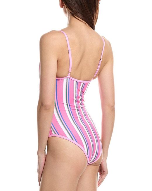 Beach Riot Pink Naomi One-Piece
