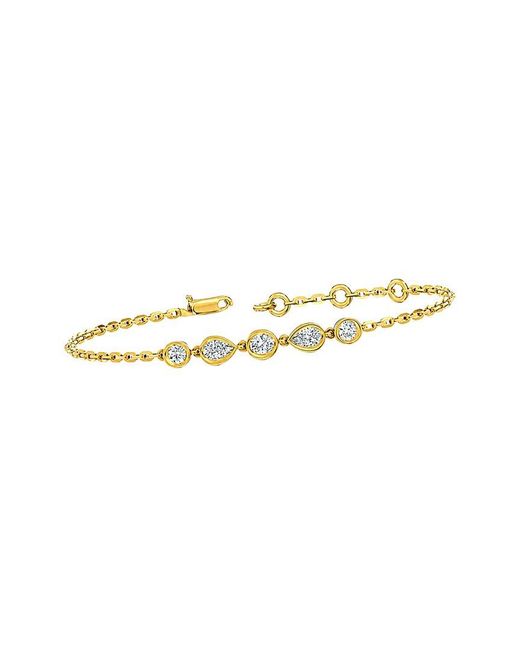 Lab Grown Diamonds White 14K 0.62 Ct. Tw. Lab-Grown Diamond Tennis Bracelet