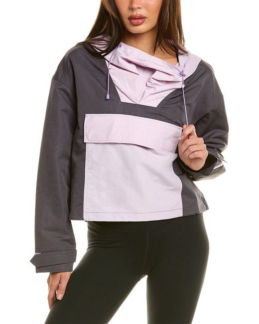 Sweaty Betty Gray Nomad Linen-blend Pullover