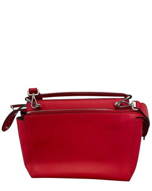 Fendi Red Leather Dotcom Shoulder Bag (authentic Pre-loved)
