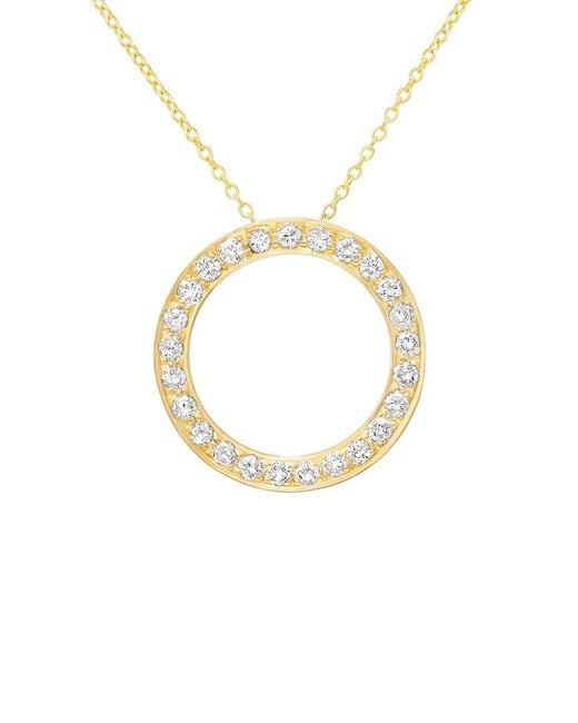 Diana M Metallic Fine Jewelry 18k 0.75 Ct. Tw. Diamond Necklace