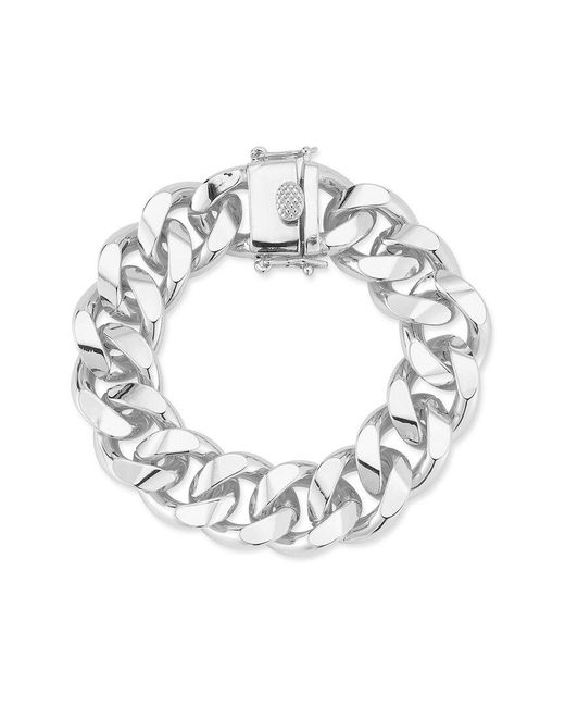 Chloe and Madison Metallic Plated Curb Chain Link Bracelet