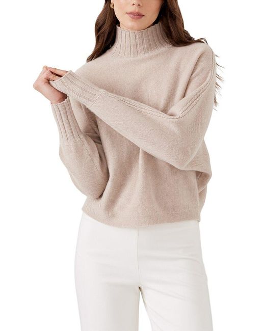 J.McLaughlin Natural Adrian Cashmere Sweater
