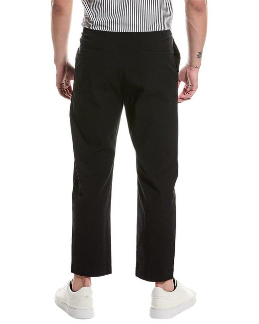 Rag & Bone Black Shift Stretch Seersucker Trouser for men