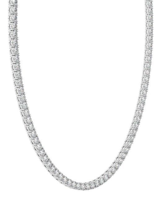 Lab Grown Diamonds White 14K 25.00 Ct. Tw. Lab-Grown Diamond Necklace