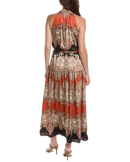 Julia Jordan Brown Midi Dress