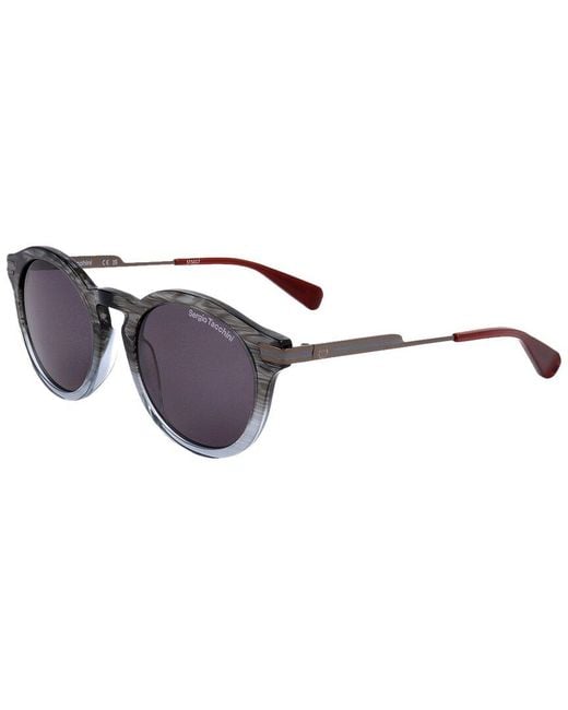 Sergio Tacchini Brown St5017 51mm Sunglasses for men