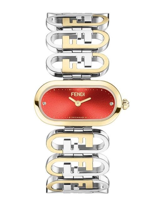 Fendi O'lock Watch in White | Lyst