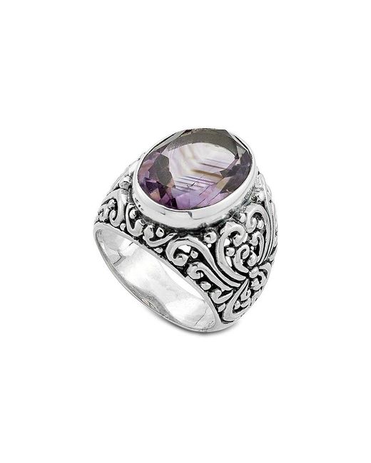 Samuel B. 5.00 Ct. Tw. Amethyst Ring in White | Lyst