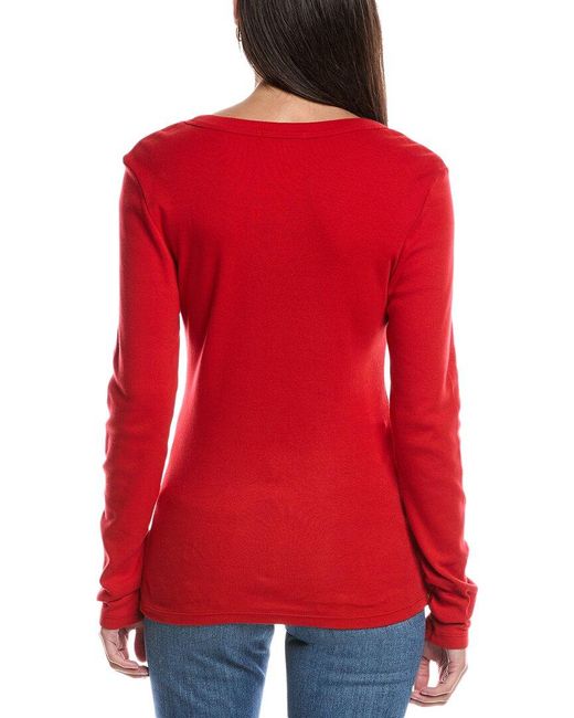 Michael Stars Red Layla T-Shirt