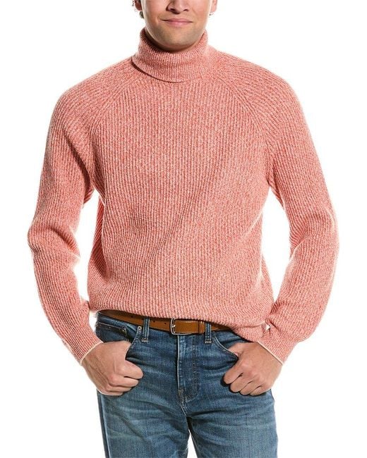 Brunello Cucinelli Red Wool & Cashmere-blend Sweater for men