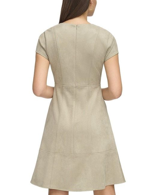Kensie Natural A-Line Dress