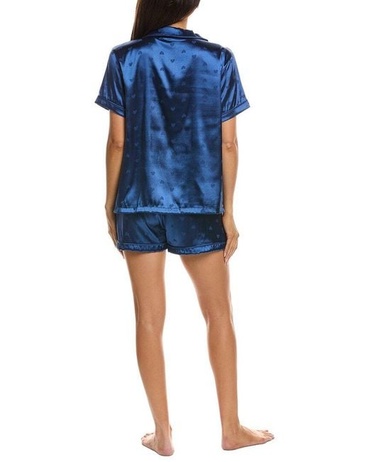 Tart Collections Blue 2Pc Dixie Short Set