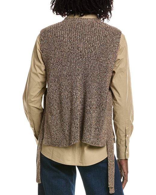 Officine Generale Brown Officine Generale Louka Knit Top