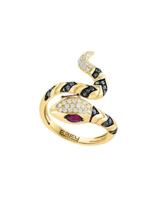 Effy Fine Jewelry Metallic 14K 0.49 Ct. Tw. Diamond Ring