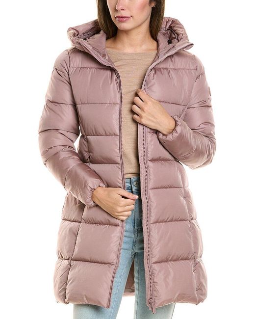 Save The Duck Red Ludo Coat