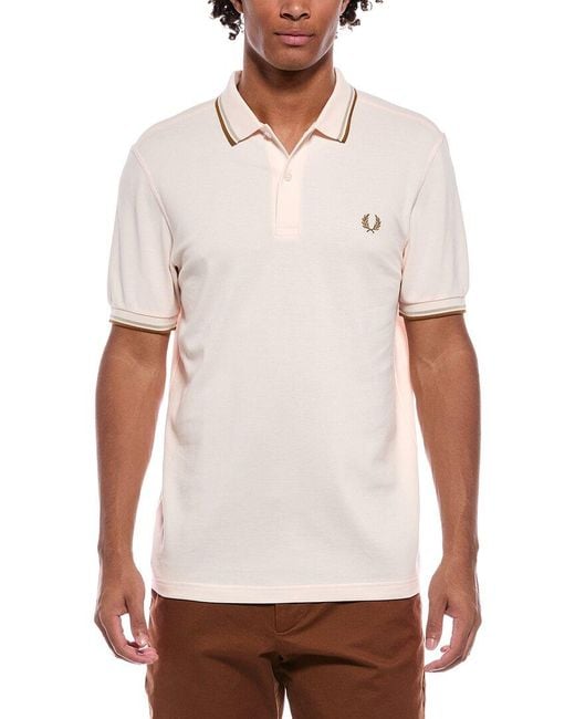 Fred Perry White Polo Shirt for men