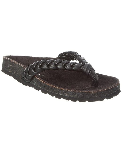 INTENTIONALLY ______ Brown Kata Leather Sandal