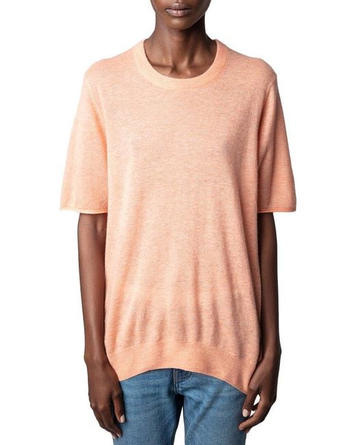 Zadig & Voltaire Blue Ida Cashmere Sweater