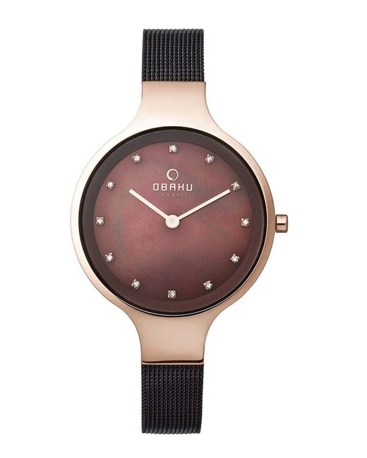 Obaku Pink Classic Watch