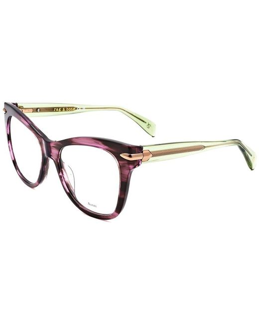 Rag & Bone Metallic 53Mm Optical Frames