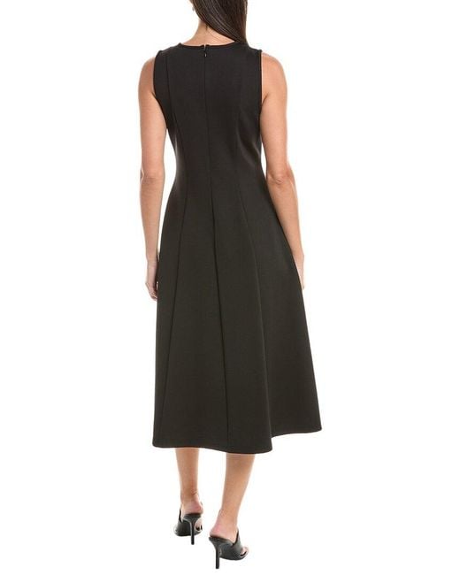 Ted Baker Black Midi Jersey Dress