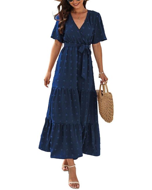 Emma way Blue Maxi Dress
