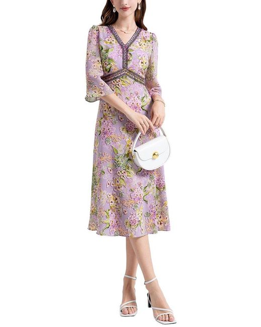 Lanelle Pink Midi Dress